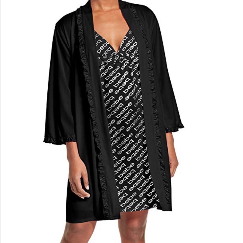 🚫SOLD🚫Bebe Womens Lace Trim Pajama Set
